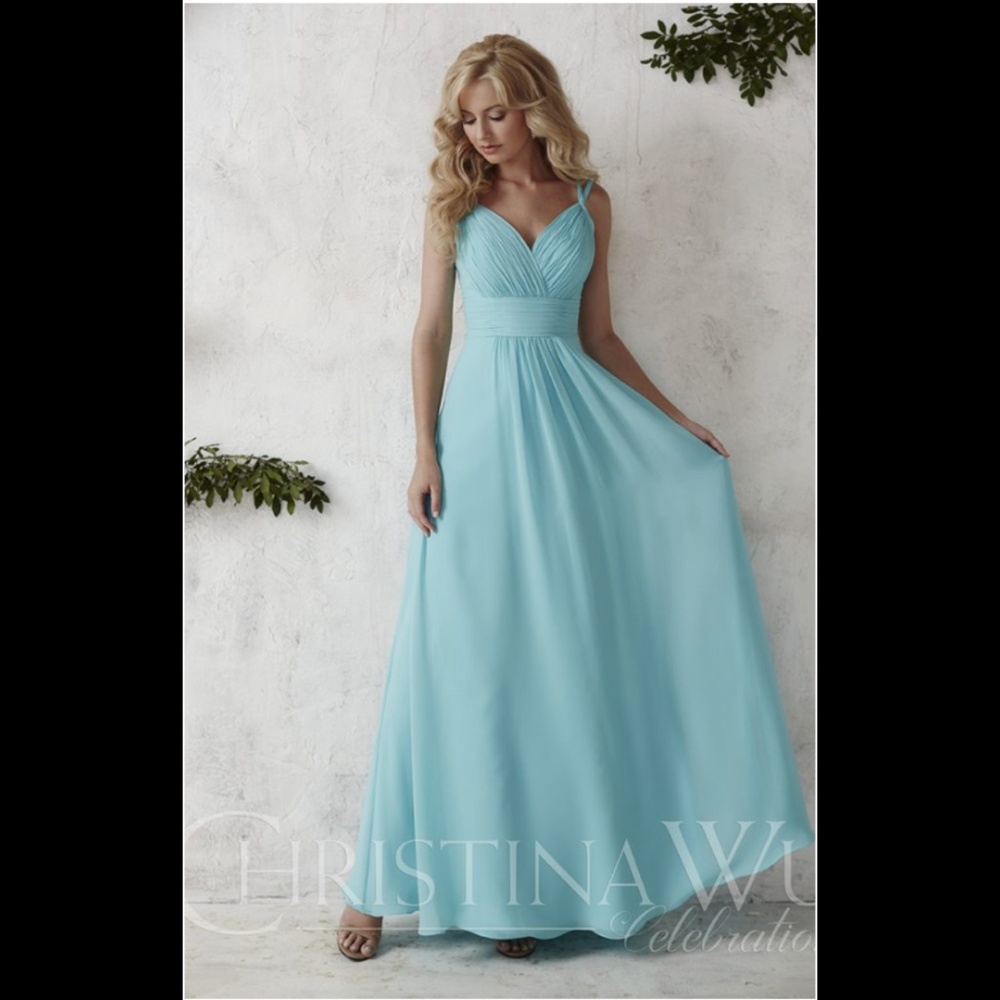 Christina Wu Designer Gown (Aubergine)